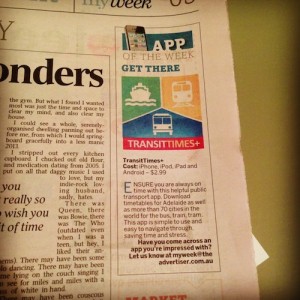 App of the Week: TransitTimes+